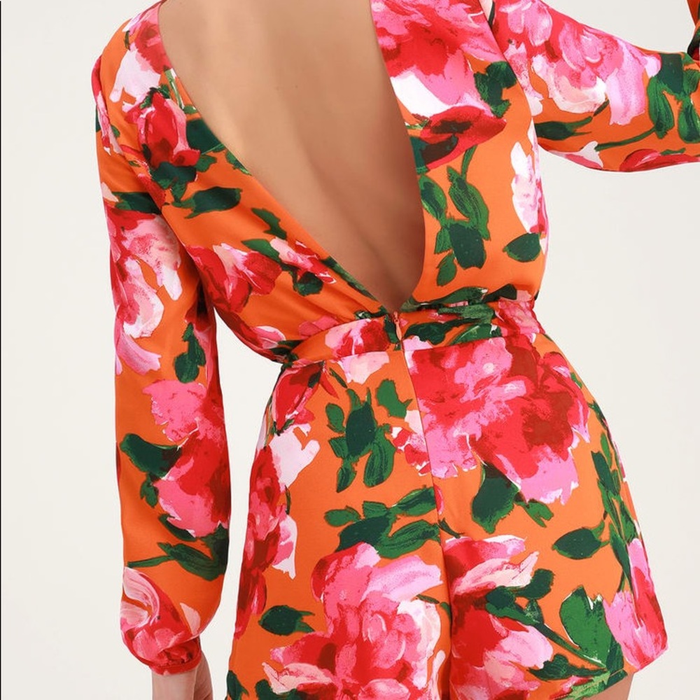 Lulus Sweetest Song Floral Romper